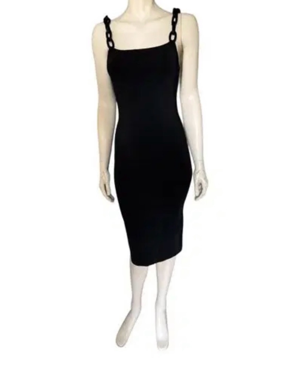 Alice + Olivia Alina Looped Straps -Shoulder Midi Dress